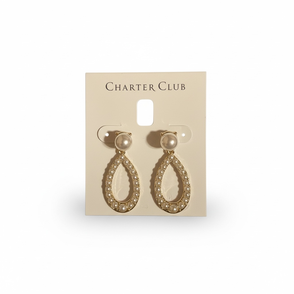 Charter Club Pearl Earrings