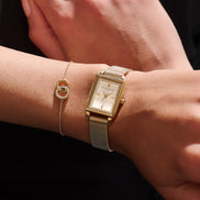 Olivia Burton Women's Quartz Gold-Tone Stainless Steel Mesh Watch