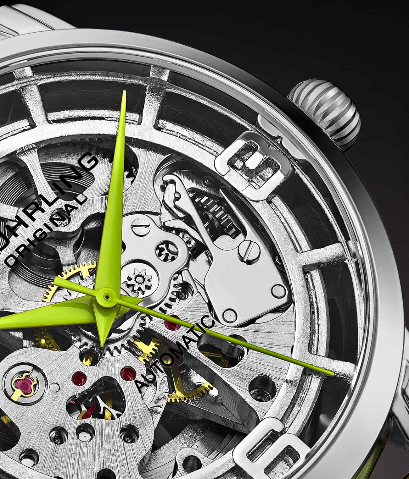 Stuhrling  Winchester 3982 Automatic 40mm Skeleton