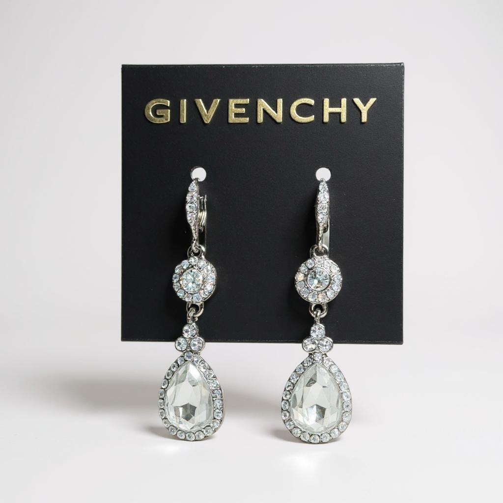 Givenchy Crystal Linear Earrings