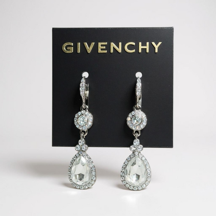 Givenchy Crystal Linear Earrings