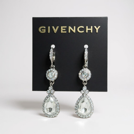 Givenchy Crystal Linear Earrings
