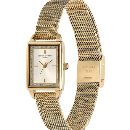 Olivia Burton Women's Quartz Gold-Tone Stainless Steel Mesh Watch

25.5mm x 20.5mm