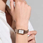 Olivia Burton Women's Quartz Gold-Tone Stainless Steel Bracelet Watch