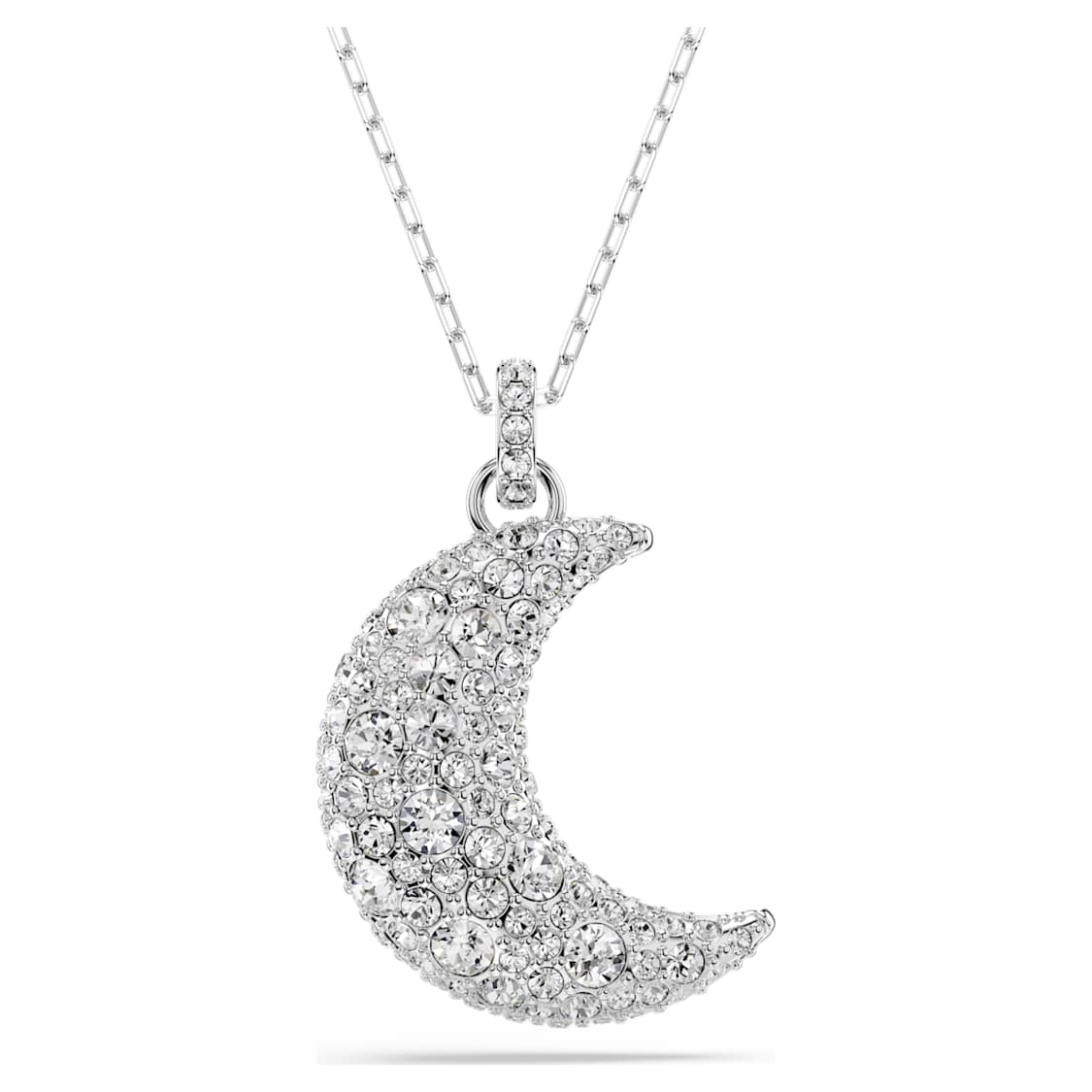 Luna pendant Necklace
Rhodium plated