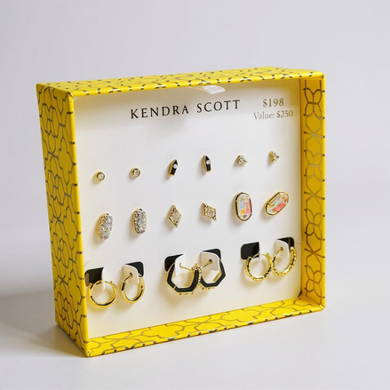 Kendra Scott Earring Gift Set of 9 in Gold