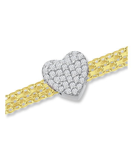 Giani Bernini

Cubic Zirconia Heart Bismark Chain Bracelet