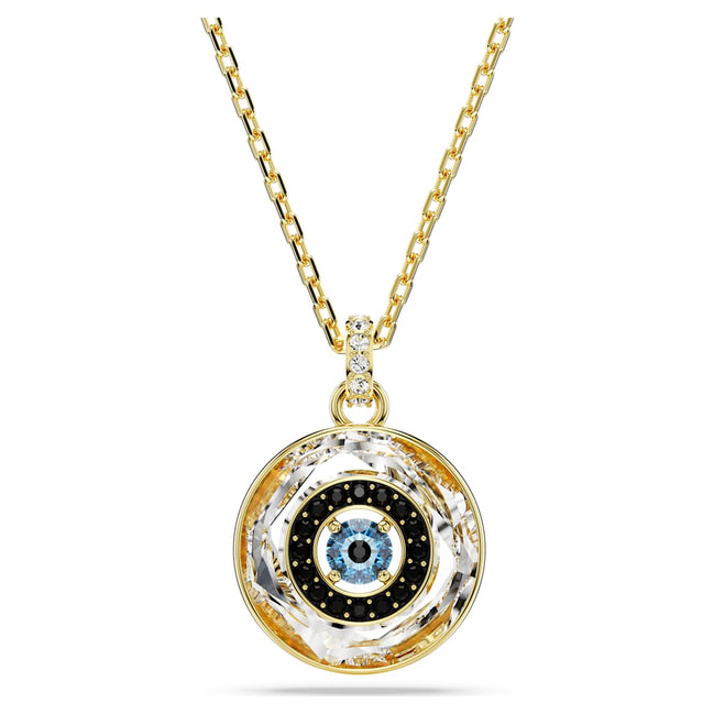 Swarovski Symbolica pendant
Evil eye, Small, Multicolored, Gold-tone plated