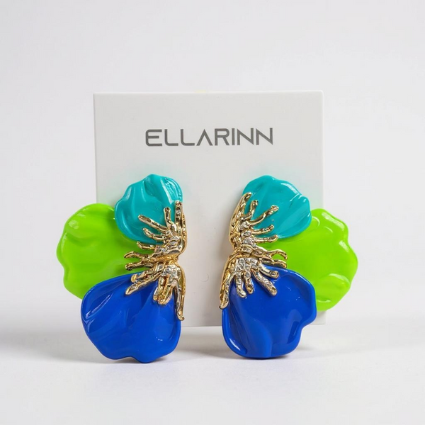 Flower Resin Earrings