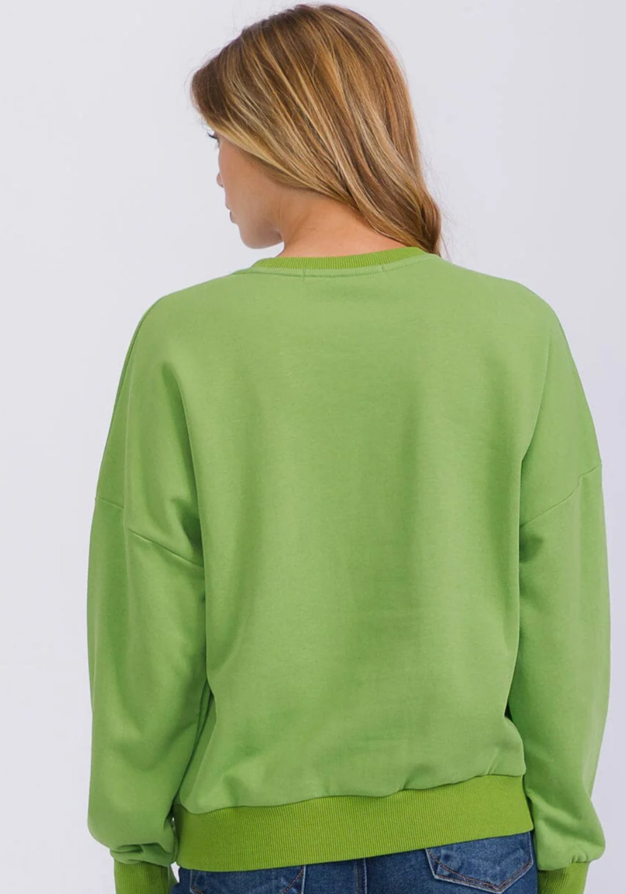 Emerald Fierce Sequin Tiger Sweatshirt