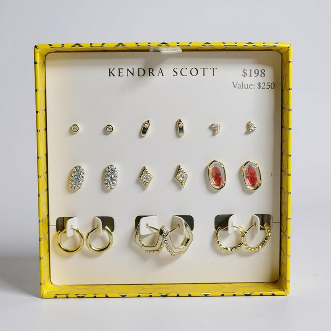 Kendra Scott Earring Gift Set of 9 in Gold