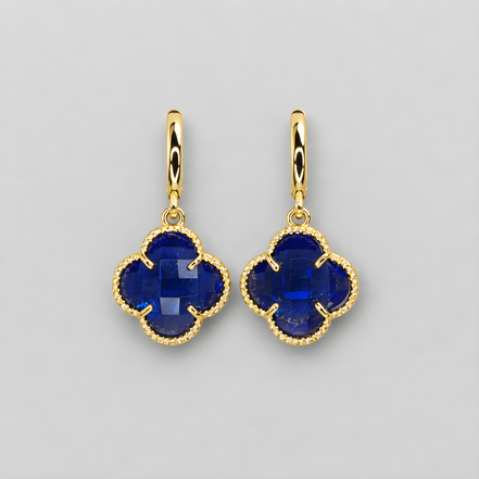 14K GOLD FILLED CLOVER EARRINGS