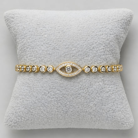 Evil Eye Tennis Bracelet