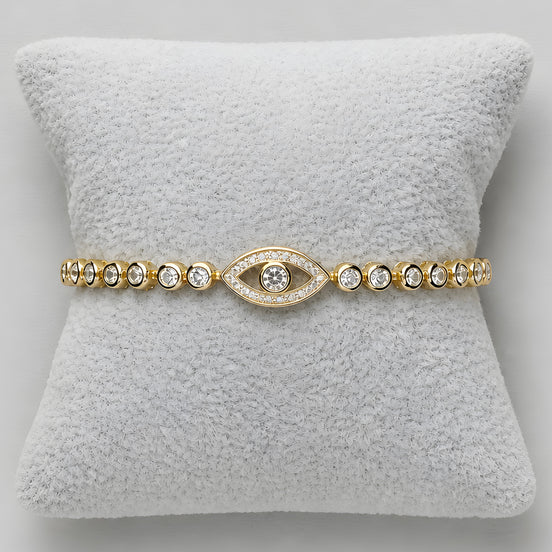 Evil Eye Tennis Bracelet