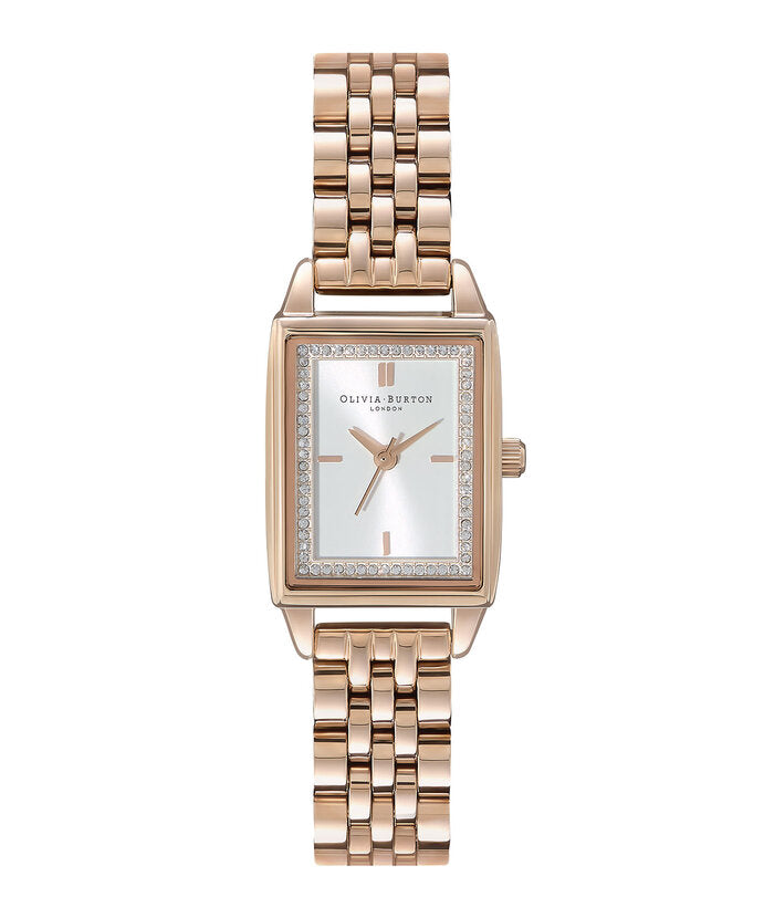 Olivia Burton Women's Quartz Gold-Tone Stainless Steel Bracelet Watch