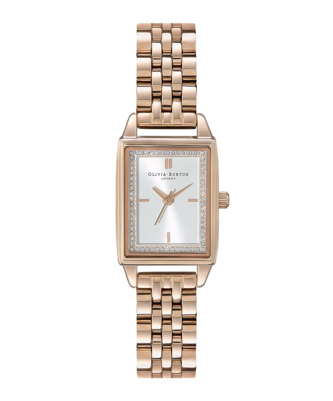 Olivia Burton Women's Quartz Gold-Tone Stainless Steel Bracelet Watch