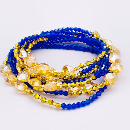 Heartbeat Blue Waistbead